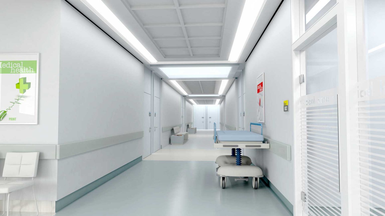 Белый коридор клиника